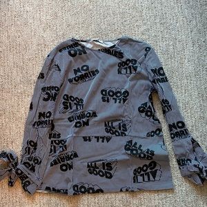 No Worries Long Sleeve Shirt, Sz Sm